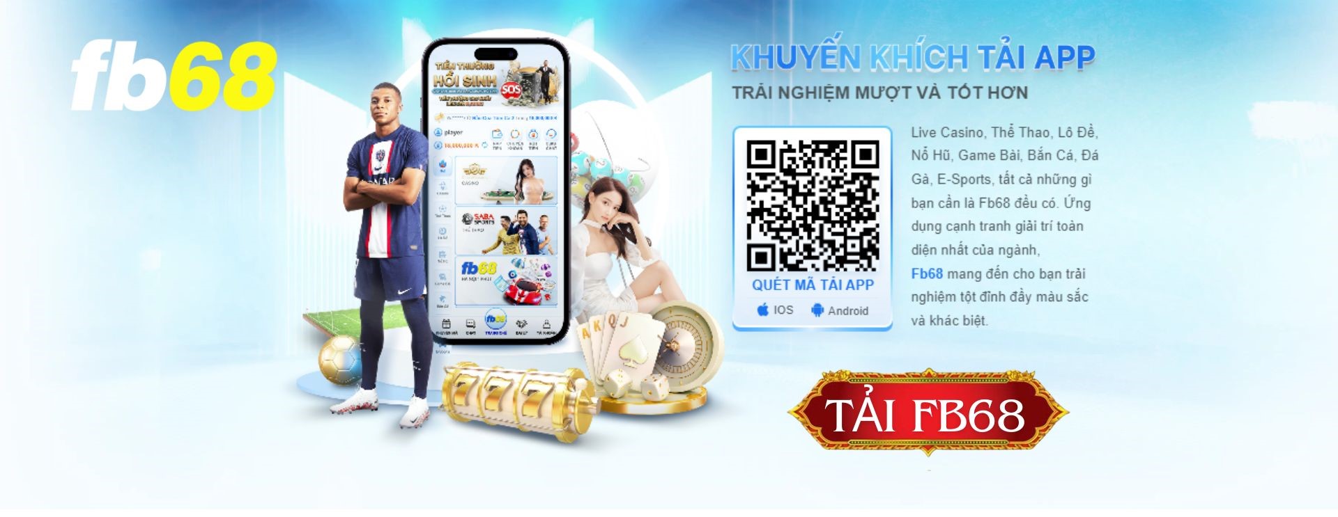 Tải FB68 nhanh chóng cho Android